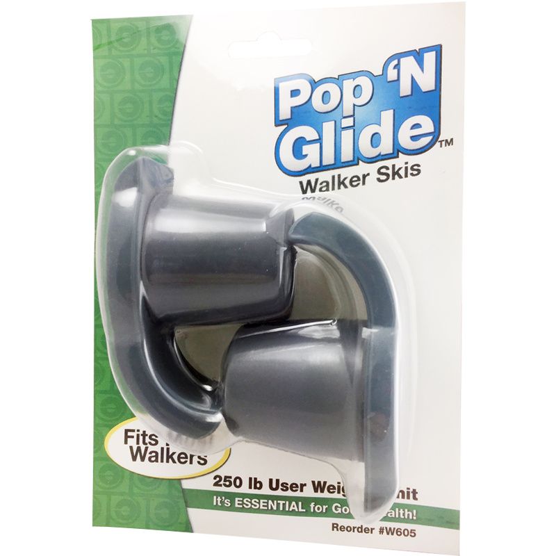 Essential Medical Pop N Glide Walker Skis Walker Accessories