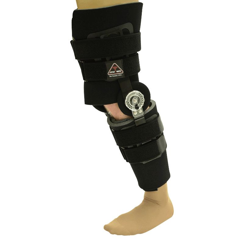 Breg T Scope Premier Post Op Surgical Locking ROM Knee Brace
