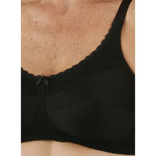 Classique 770 Post Mastectomy Fashion Bra, Black - Size 34D
