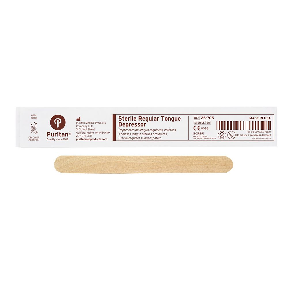 500 Pack Non-Sterile Wooden Tongue Depressors 5.5 for Juniors, 1