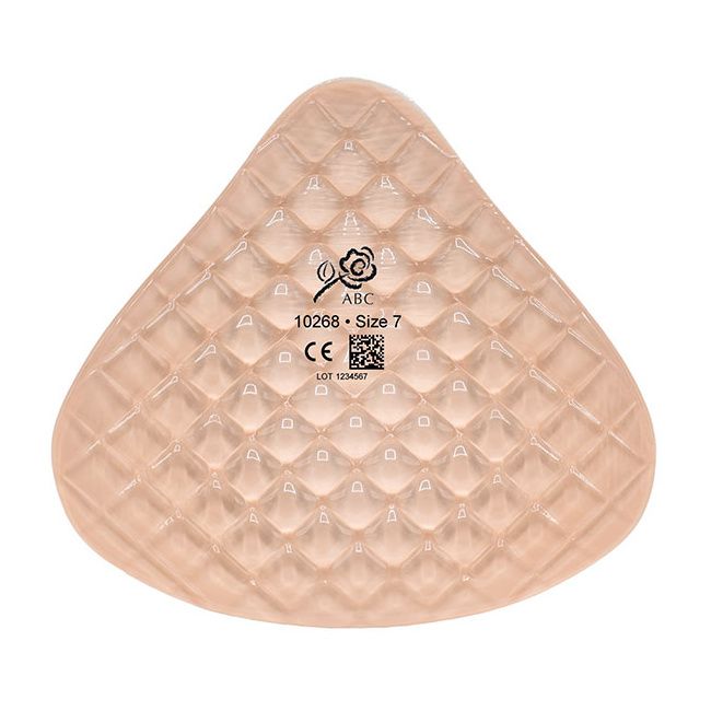ABC 1072 Classic Triangle Lightweight Silicone Breast Form