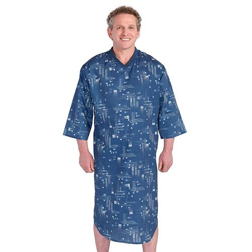 Buy Silverts Hospital Gowns for Men PolyCotton Patient Gowns
