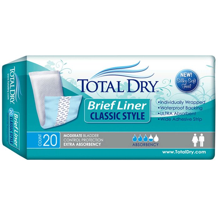 Buy TotalDry Brief Liner For moderate bladder leakage