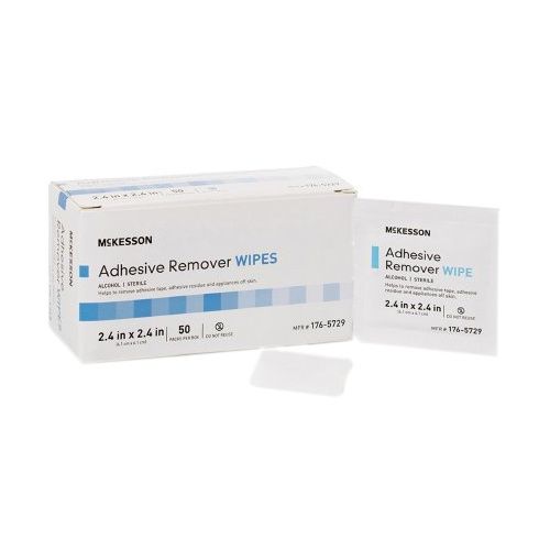 McKesson Adhesive Remover Wipes,2.4 x 2.4,Each,176-5729