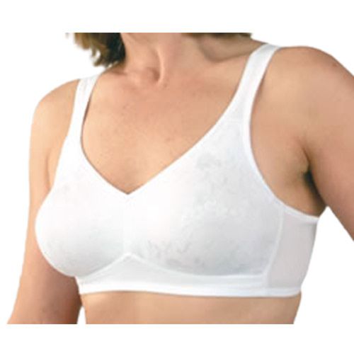 Classique 772E Post Mastectomy Fashion Bra-White-38AA