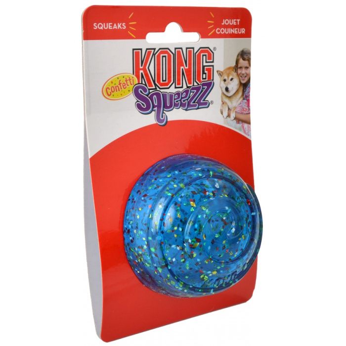 KONG Squeezz Confetti Ball Dog Toy