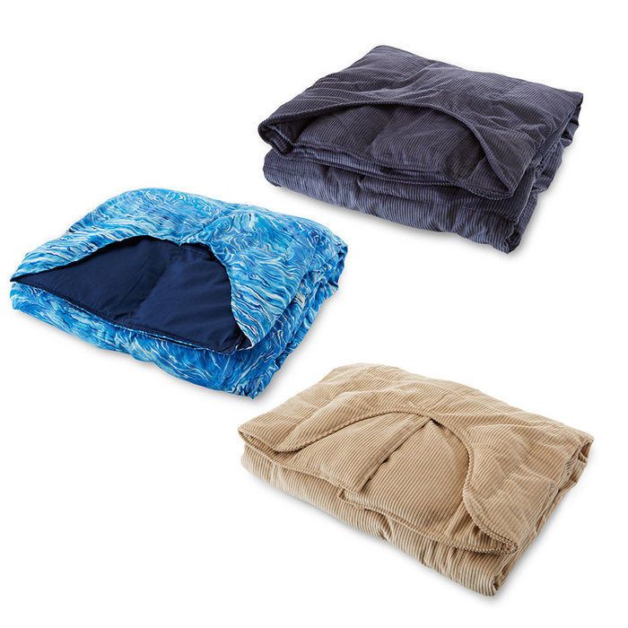 SleepTight Weighted Blanket with Neck Cut Out