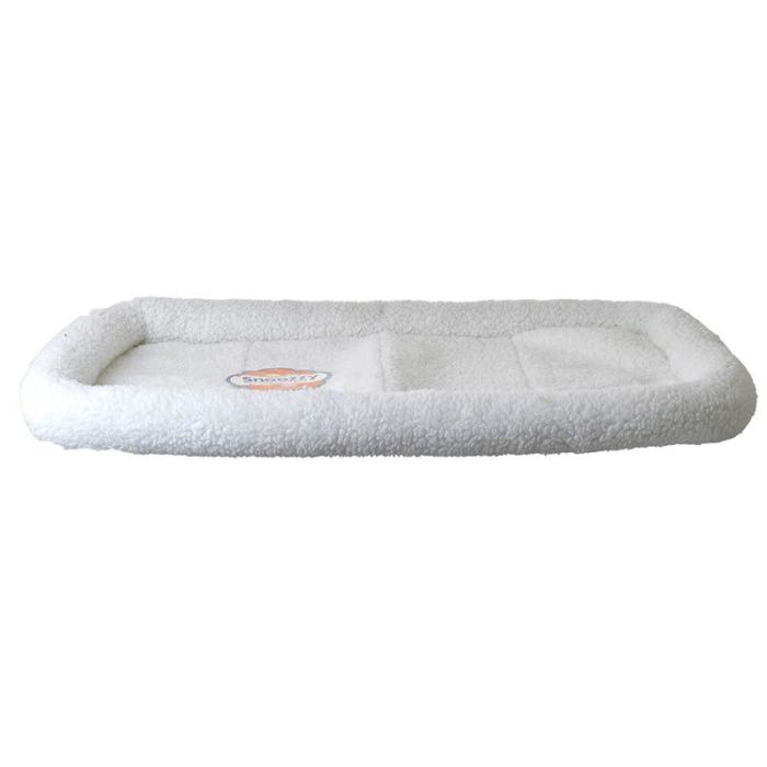 Precision Pet SnooZZy Pet Bed Original Bumper Bed White