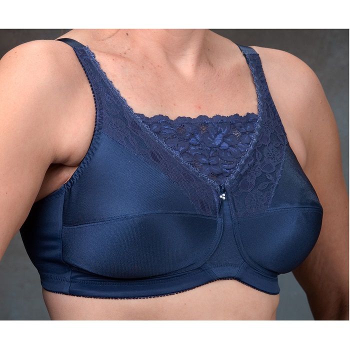 Nearly Me 670 Lace Front Closure Mastectomy Bra