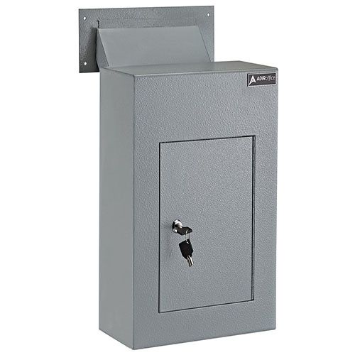 AdirOffice Through-the-Wall Drop Box w/ Adjustable Chute