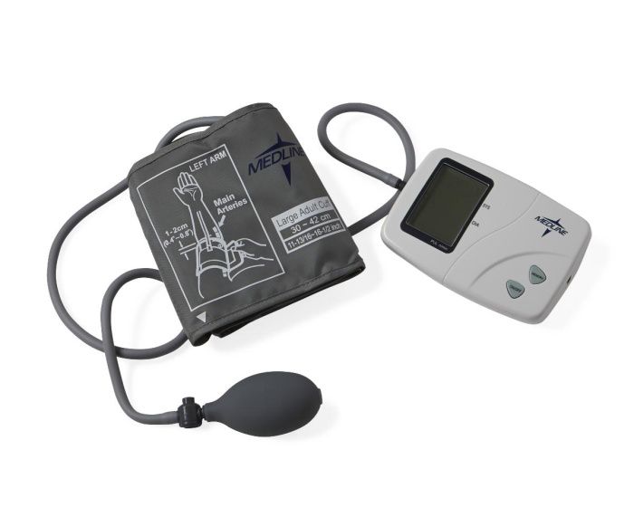 Medline Automatic Digital Upper Arm Blood Pressure Monitor Small