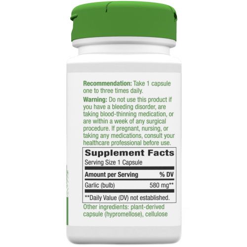 Natures Way Garlic Bulb Dietary Supplement