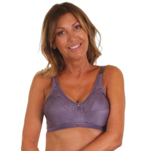 Trulife 210 Barbara Stylish Fit Lace Accent Softcup Mastectomy Bra NEW