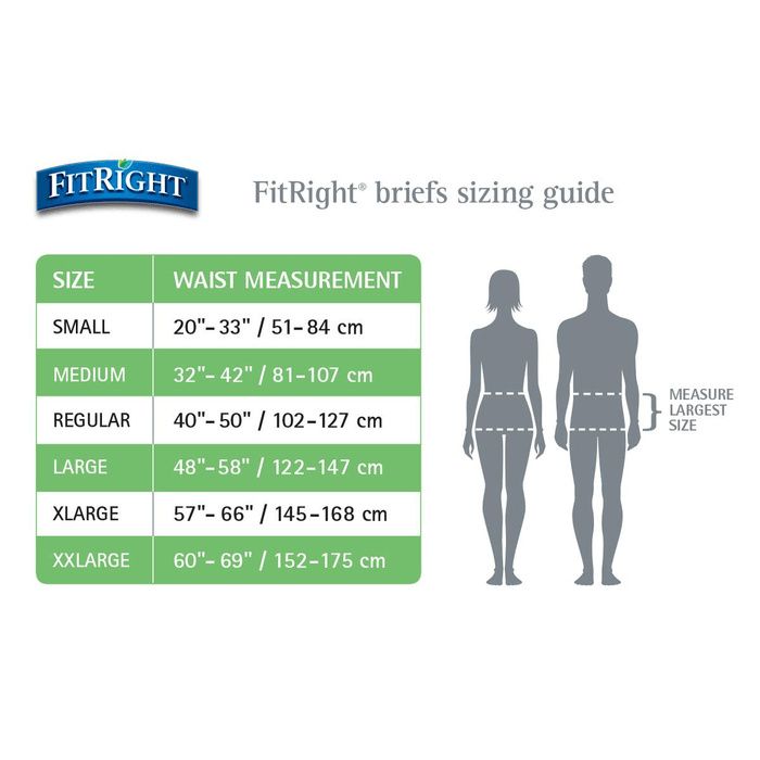 FitRight Extra Briefs by Medline