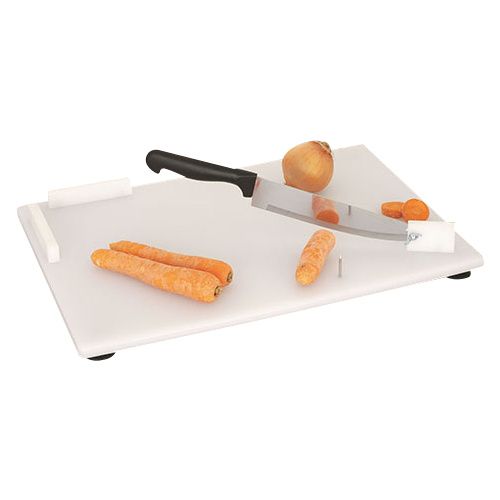 Chef uses Dycem Non-Slip Mat under chopping board - Dycem Non Slip