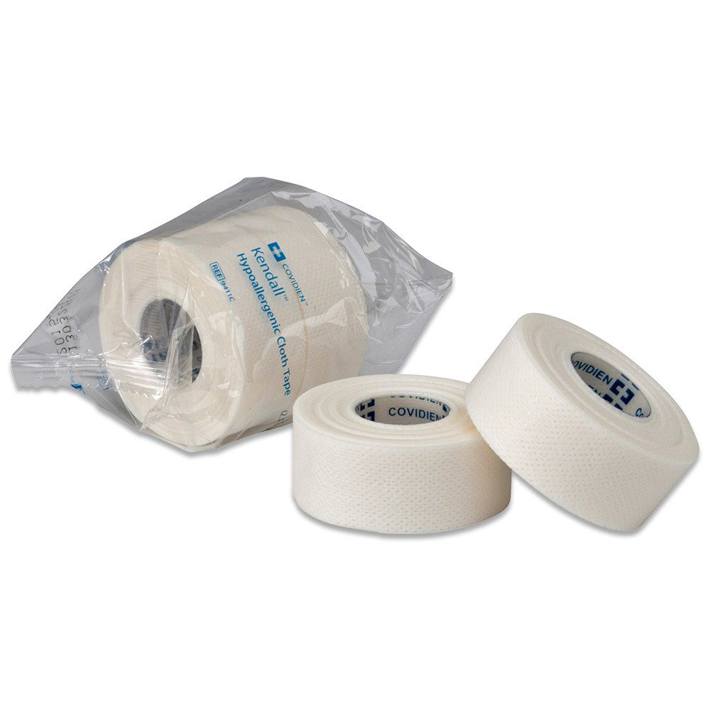 Kendall Hypoallergenic Paper Medical Tape, 1 inch x 10 Yard, White