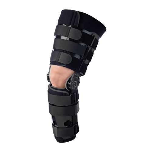 BREG T-Scope Post-Op Hinged Adjustable Knee Brace Right / Left Leg