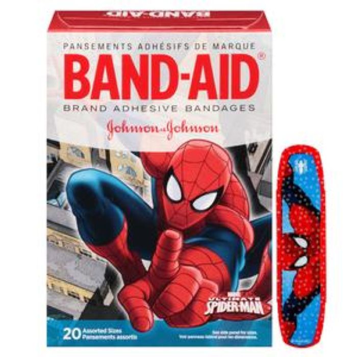 Buy Johnson & Johnson Spiderman Adhesive Bandage [Use FSA$]