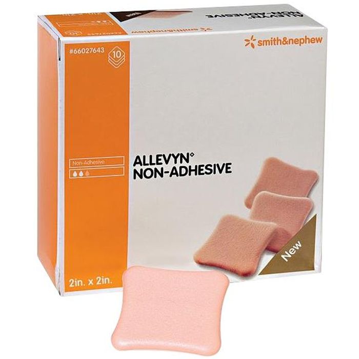 Allevyn Non-Adhesive Foam Dressing,6 x 6 ,Each,66020093