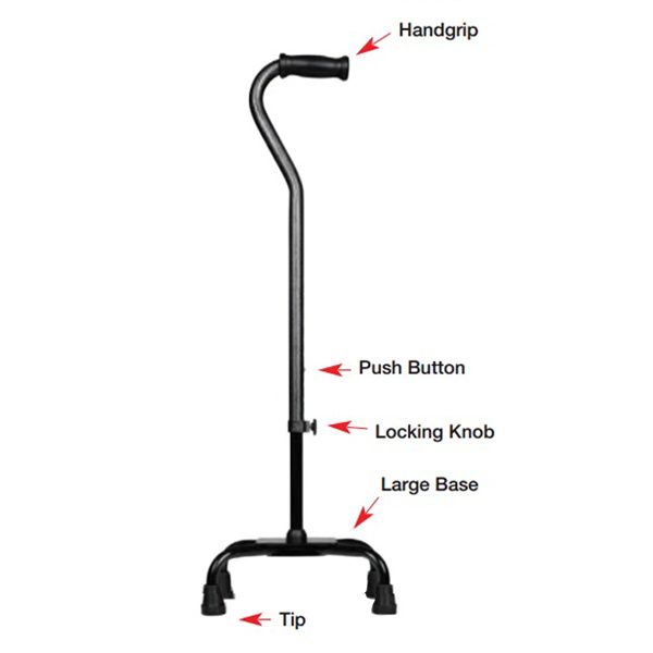 Graham Field Lumex Bariatric Quad Cane