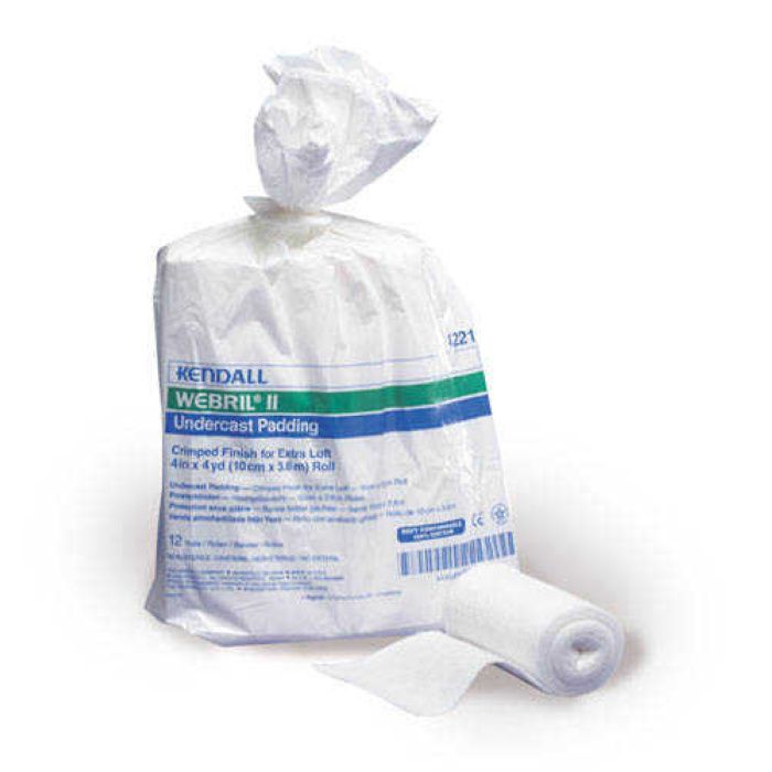 Webril II Undercast Cast Padding, 4 X 4 Yard [Made in USA]