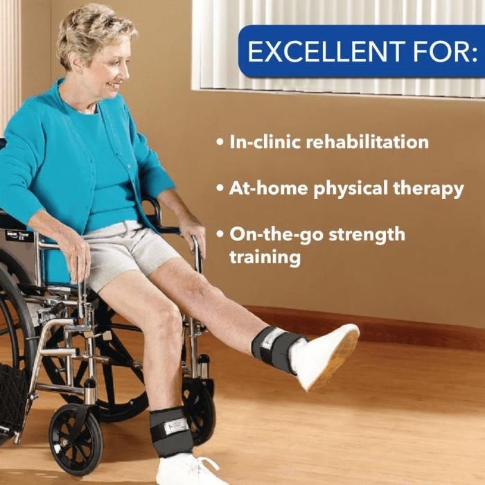 Cuff weights physical online therapy