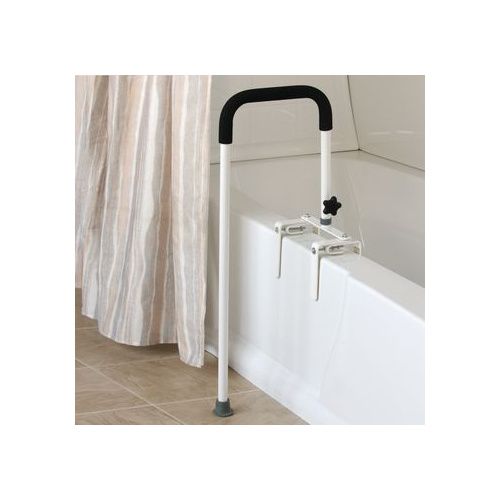 Carex White Bathtub Rail - Grab Bars for Bathroom, Bathtubs