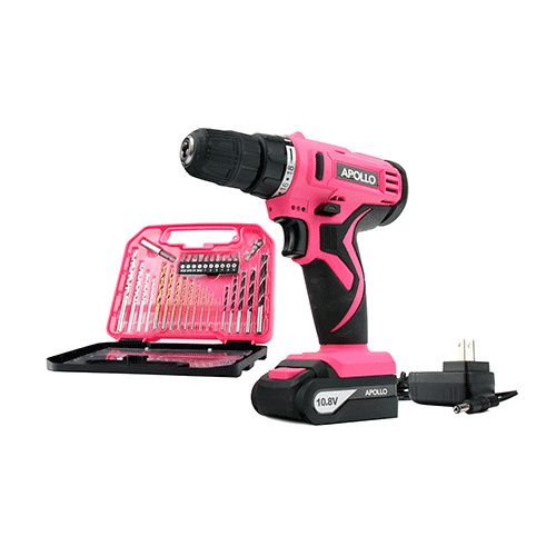 Buy Apollo Li ion Cordless Drill with 30 Pc. Accessory Set