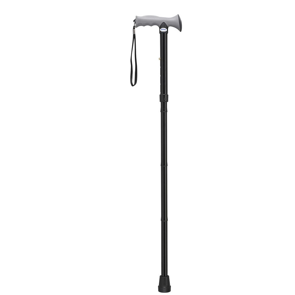 Drive Height Adjustable Aluminum Folding Cane with Gel Grip