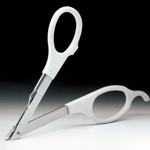 Two Packs Of Scissors-Type Staple Remover In Clear Blue Color TWP 
