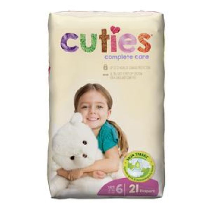 CCC04 SIZE 4 Pack of 29 22 to 37 lbs. Cuties Complete Care Baby Diaper 