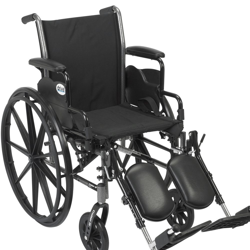 McKesson Wheelchair, 20 in Seat Width