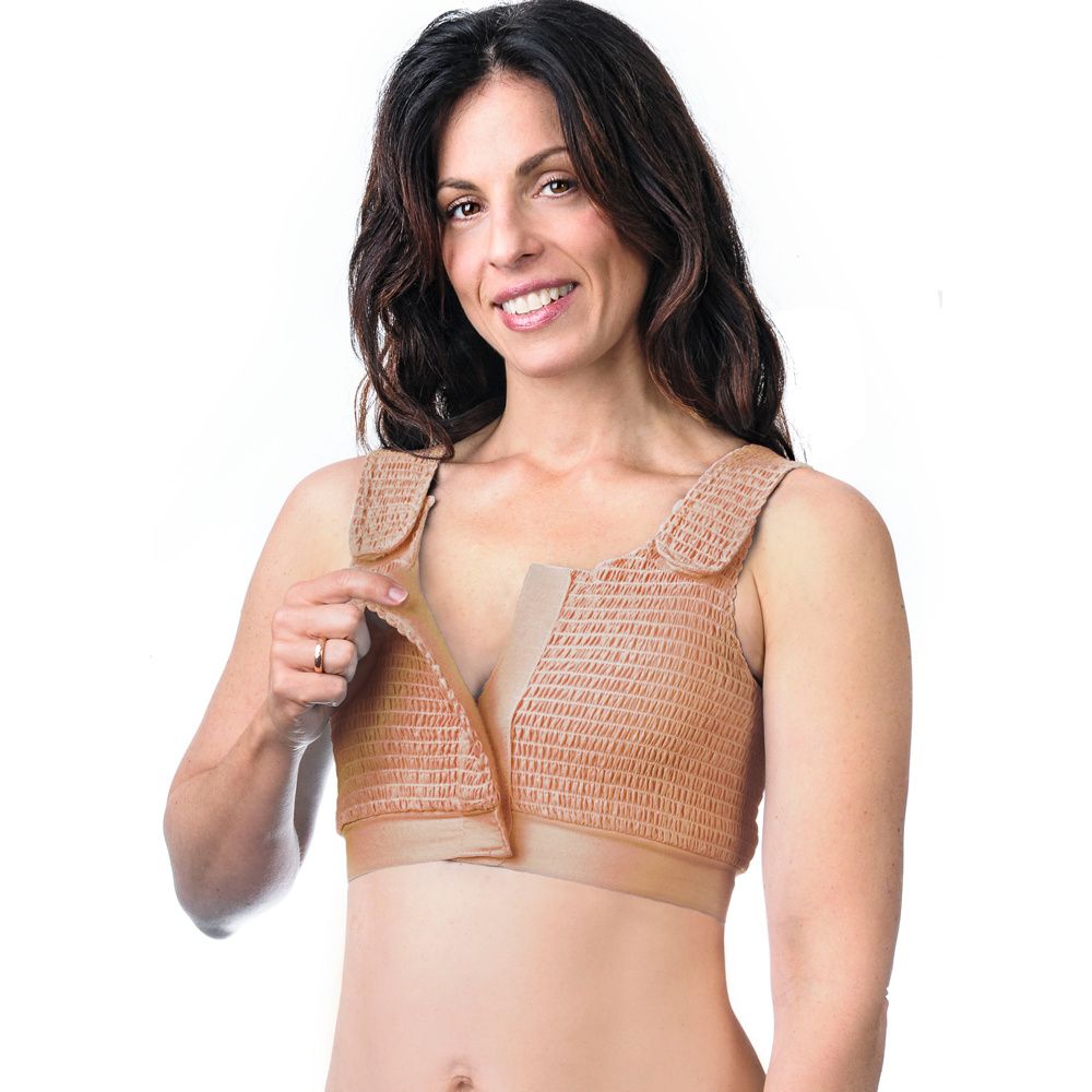 Post Surgery Mastectomy Bra with Pockets Surgical Compression