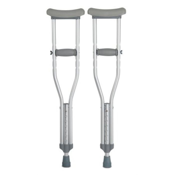 McKesson PushButton Aluminum Crutches