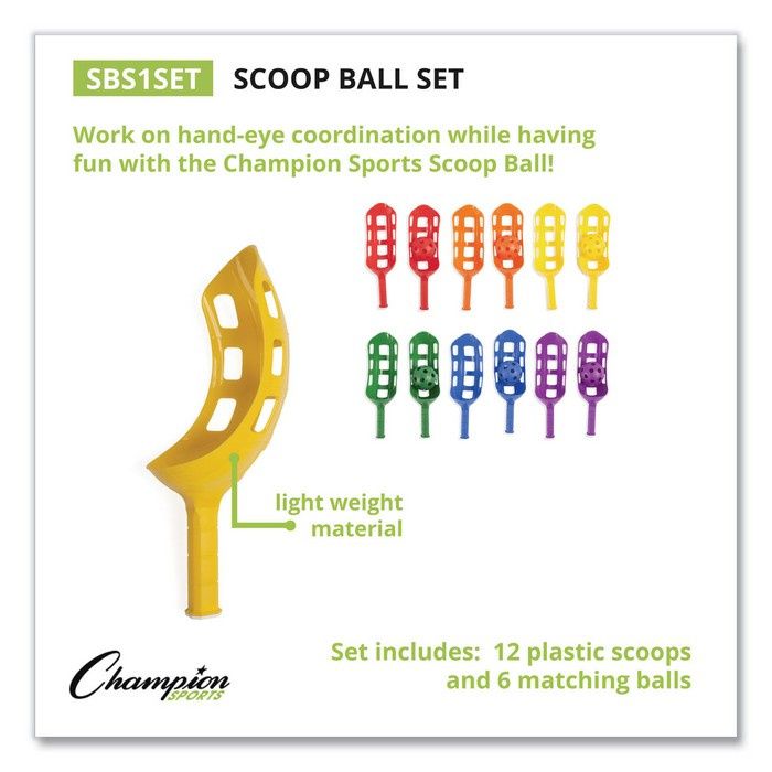 Champion Sports Scoop Ball Set