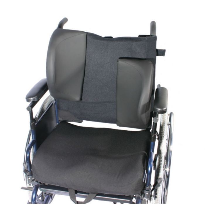 Lacura Wheelchair Backrest, 16W x 17H, Soft, Comfortable, and Supportive  Wheelchair Back Pad, Back Support Maximizes Patient Comfortability, Helps