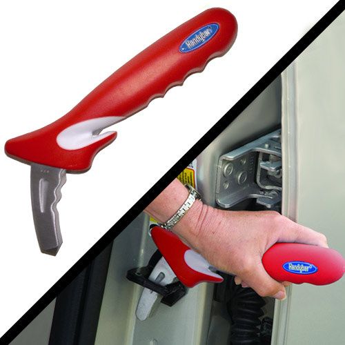 AutoMobility Solution Handybar & Swivel Seat Cushion by Standers for car  transfers.