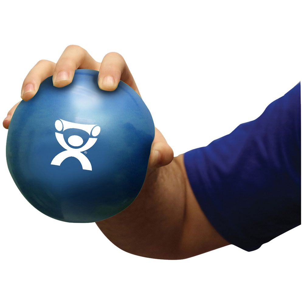 Weighted hand discount held exercise balls