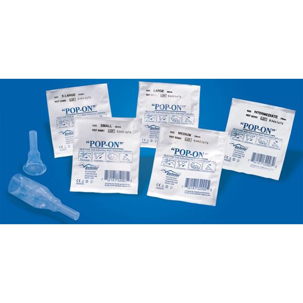 10 Condom Catheters 25mm External Self-Adhering Catheters SmaLL  25 mm 