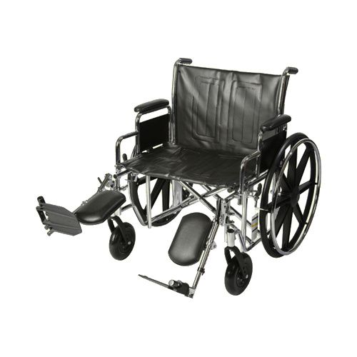 ITAMED 22 Inch Extra Wide Wheelchair