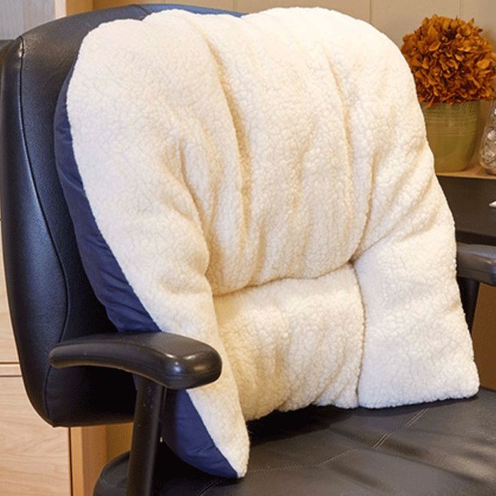 Sherpa Fleece Support Cushion