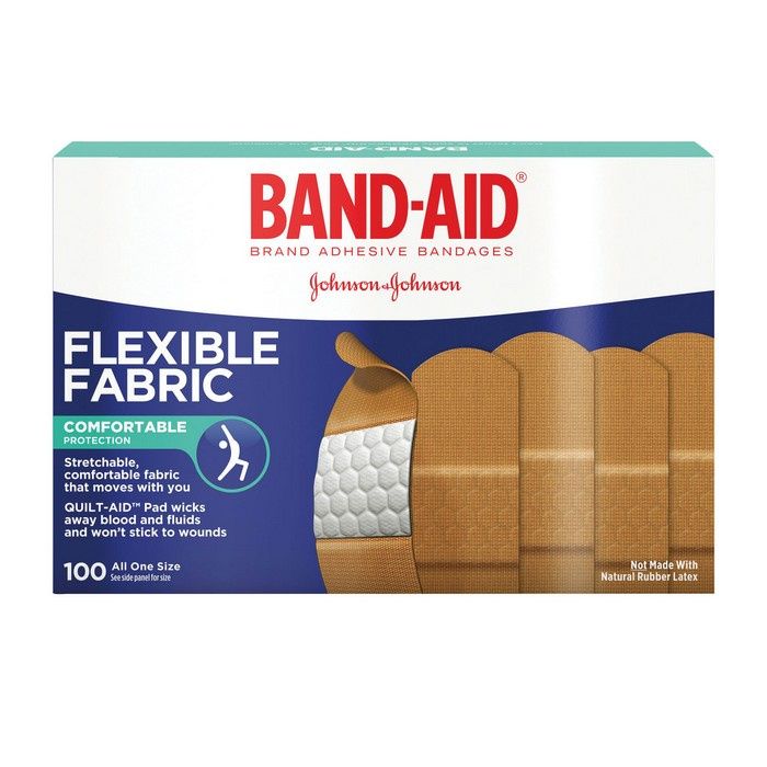 thumbnail image 2 of Band-Aid Flexible Fabric Adhesive Bandages – Extra Large, 10 Count 2 of 5
