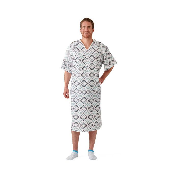 Medline Patient IV Gown with Angle Back