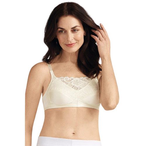 Amoena Ruth Wire-Free Bra, Soft Cup, Size 44a, White #54167161
