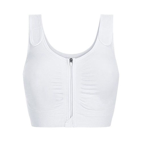 Yesmina-Z Front Zippered Cotton Medical/Sports Bra – Stage 1 | Eurosurgical