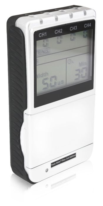 thumbnail interactive-video image 1 of Medinza 400S Green 4-Channel TENS/EMS Unit For Home Or Professional Use 1 of 3