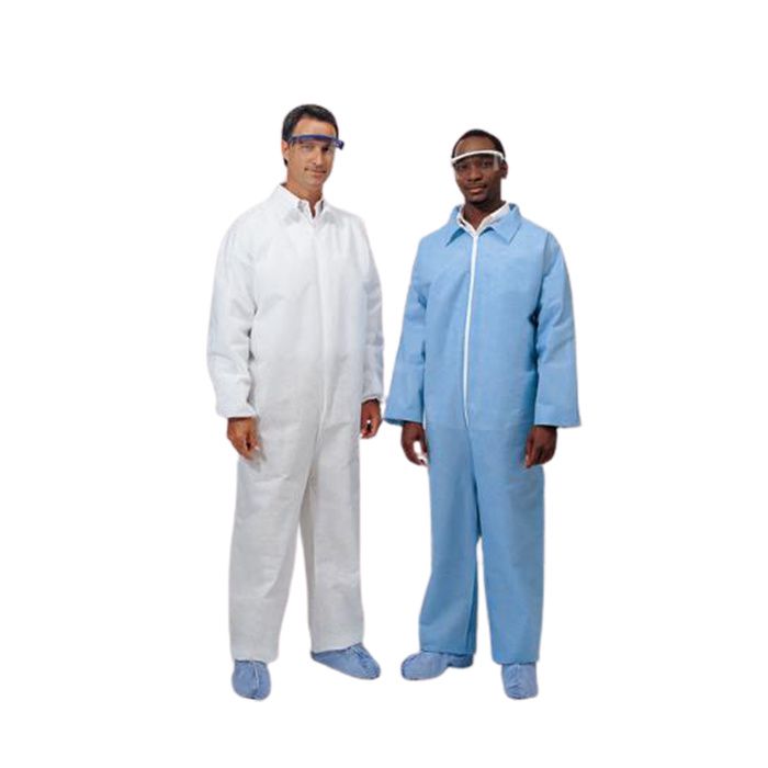 2 Cardinal Health Protective Suit PPe Coveralls Elastic at Ankle & Wrist 4 XL 