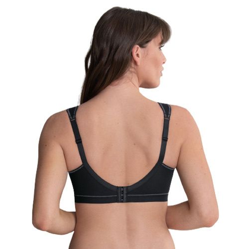 38A Bra Size in Black by Anita Comfort Strap and Firm Support Active