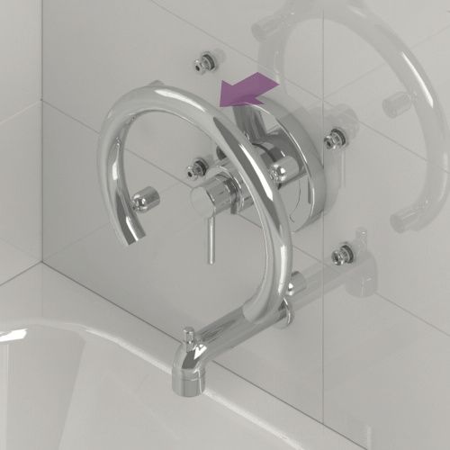 Decorative Shower Accent Grab Bar Invisia