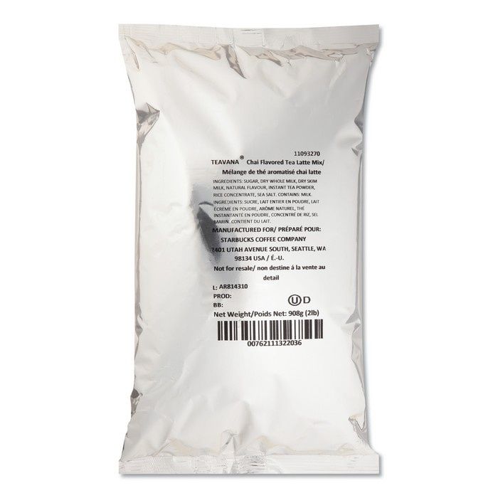 Starbucks Teavana Chai Tea Latte Mix